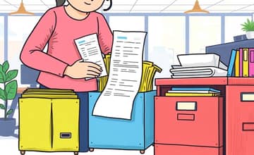 Fomenta el hábito de guardar recibos y comprobantes