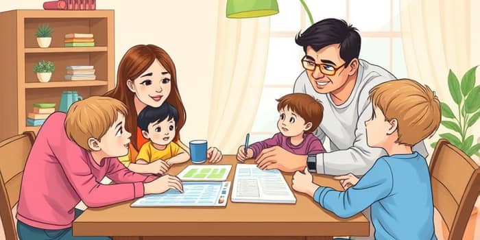 Incluye la educación financiera en la rutina familiar