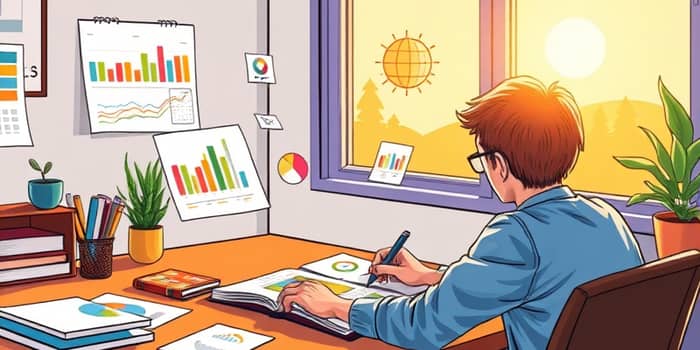 Haz revisiones mensuales de tus metas y logros