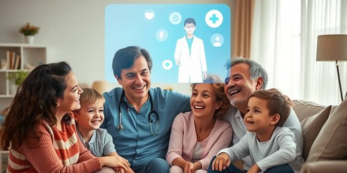 Seguro médico familiar con atención digital